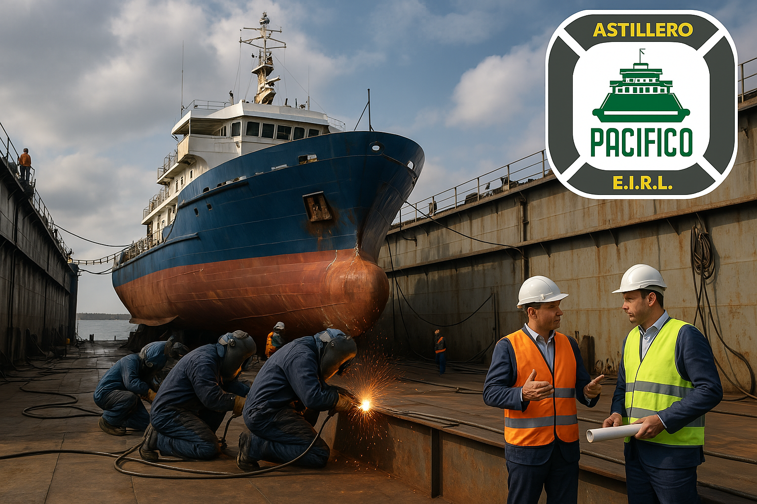 Trabajo en Dique Astillero Pacifico